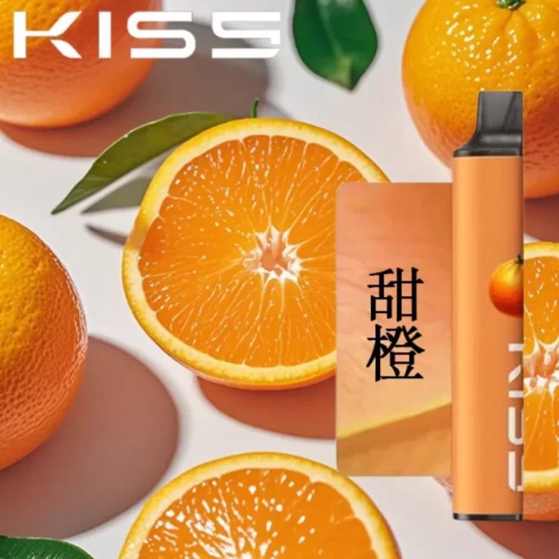 甜橙 Kiss6500口一次性拋棄式電子煙 新日期 10/23